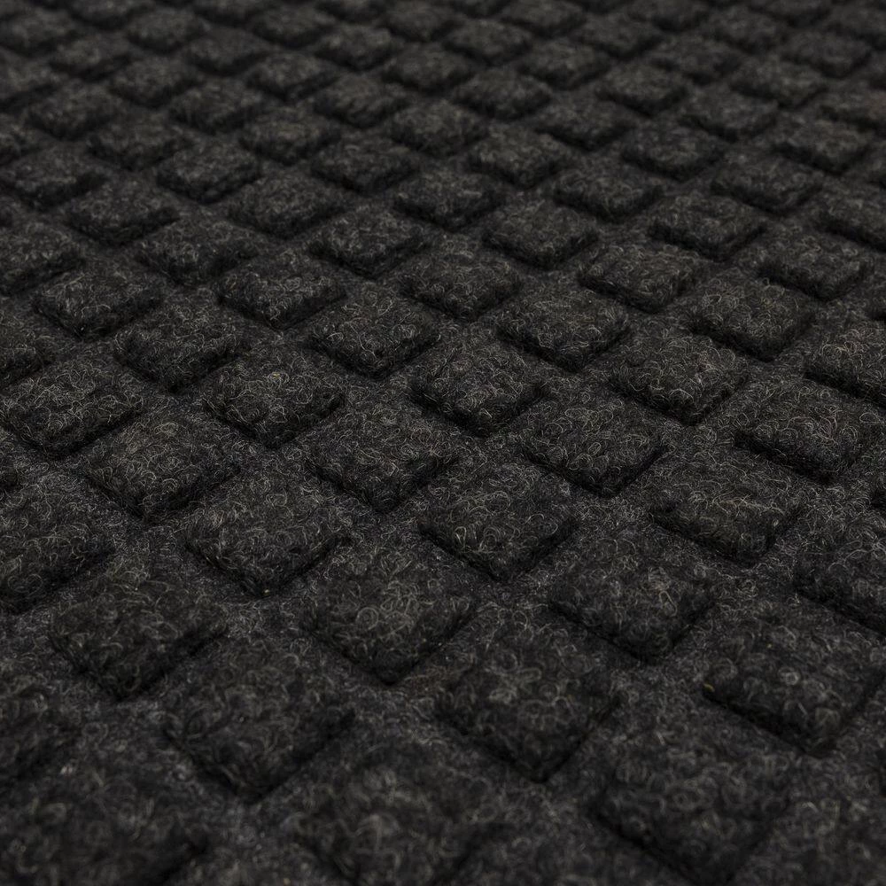 Waffle Grid Impression Onyx 18 in. x 30 in. Recycled Rubber Indoor/Outdoor Door Mat by Mohawk Home 7 Waffle Grid Impression Onyx 18 in. x 30 in. Recycled Rubber Indoor/Outdoor Door Mat by Mohawk Home - Image 5