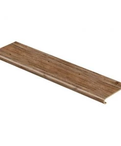 Walton Oak 47 in. Length x 12-1/8 in. Deep x 1-11/16 in. Height Vinyl Overlay to Cover Stairs 1 in. T by Cap A Tread