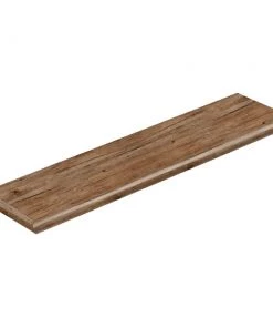 Walton Oak 47 in. L x 12-1/8 in. D x 1-11/16 in. H Vinyl Left Return to Cover Stairs 1 in. Thick by Cap A Tread