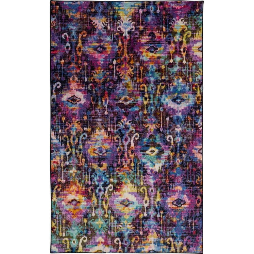 Arimo Purple 8 ft. x 10 ft. Tribal Area Rug by Mohawk Home 3 Arimo Purple 8 ft. x 10 ft. Tribal Area Rug by Mohawk Home