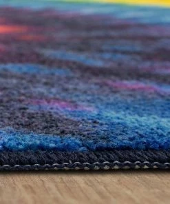 Tie Dye Swirl Rainbow 8 ft. x 10 ft. Contemporary Area Rug by Mohawk Home -Mohawk Home Sales rainbow mohawk home kids rugs 049315 40 1000