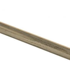 Rustic Wood 47 in. L x 1/2 in. D x 7-3/8 in. H Vinyl Overlay Riser to be Used with Cap A Tread