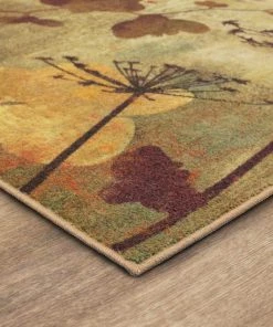 Autumn Branches Rustburn Tan 8 ft. x 10 ft. Nature Area Rug by Mohawk Home -Mohawk Home Sales tan mohawk home area rugs 043702 77 1000