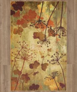Autumn Branches Rustburn Tan 8 ft. x 10 ft. Nature Area Rug by Mohawk Home -Mohawk Home Sales tan mohawk home area rugs 043702 c3 1000