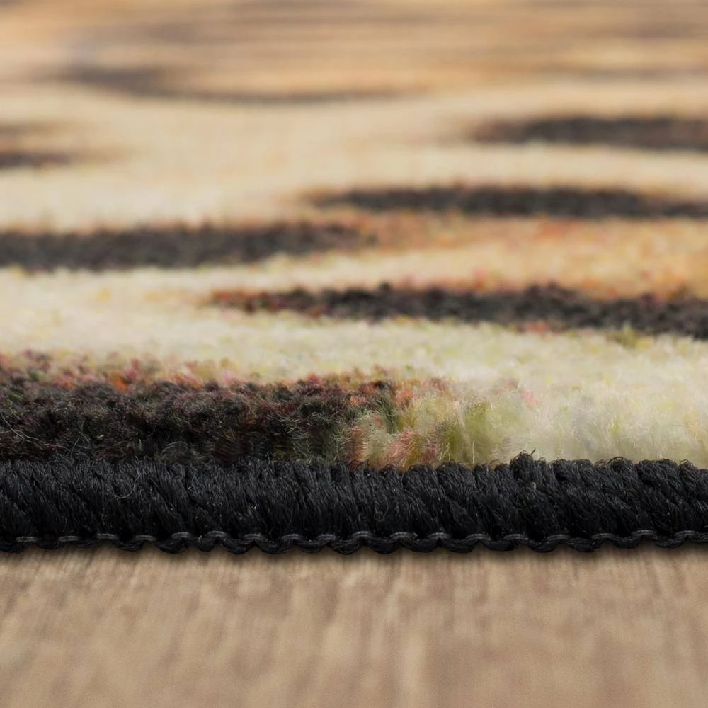 Cheetah Spots Tan 8 ft. x 10 ft. Animal Print Area Rug by Mohawk Home 5 Cheetah Spots Tan 8 ft. x 10 ft. Animal Print Area Rug by Mohawk Home - Image 3