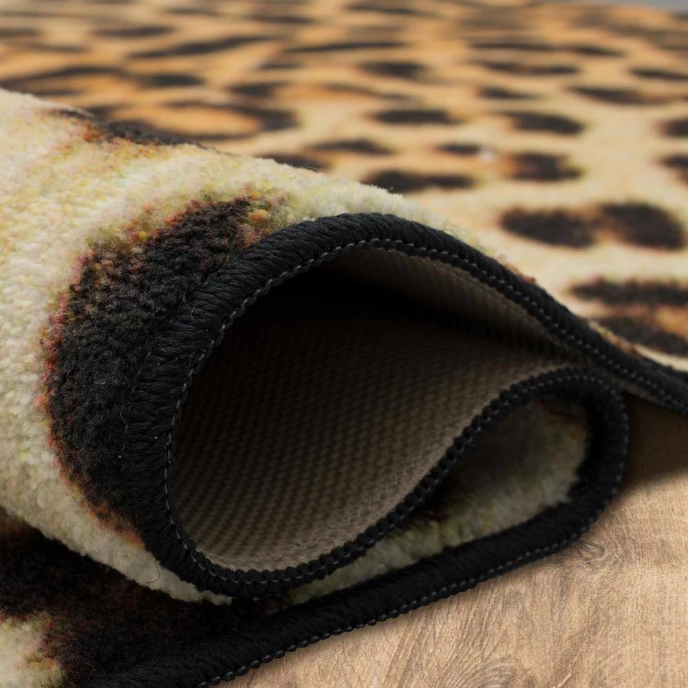 Cheetah Spots Tan 8 ft. x 10 ft. Animal Print Area Rug by Mohawk Home 9 Cheetah Spots Tan 8 ft. x 10 ft. Animal Print Area Rug by Mohawk Home - Image 7