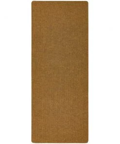 Striped Utility Mat Tan Indoor/Outdoor 24 in. x 60 in. Utility Door Mat by Mohawk Home