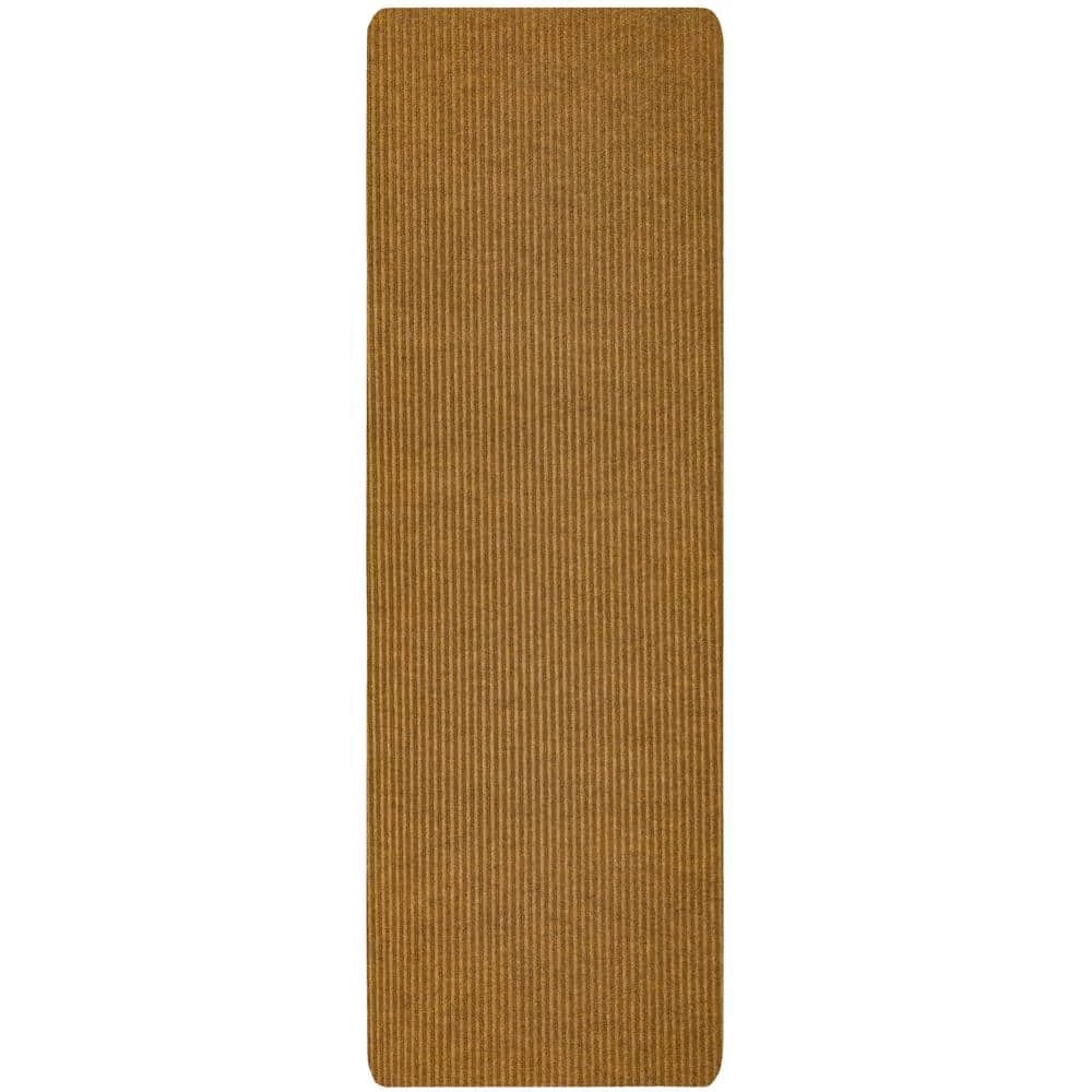 Striped Utility Mat Tan Indoor/Outdoor 24 in. x 72 in. Utility Door Mat by Mohawk Home 3 Striped Utility Mat Tan Indoor/Outdoor 24 in. x 72 in. Utility Door Mat by Mohawk Home