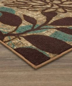 Bella Garden Tan 5 ft. x 8 ft. Indoor/Outdoor Area Rug by Mohawk Home -Mohawk Home Sales tan mohawk home outdoor rugs 379872 40 1000
