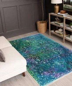 Rowland Teal 8 ft. x 10 ft. Abstract Area Rug by Mohawk Home -Mohawk Home Sales teal mohawk home area rugs 041692 31 1000
