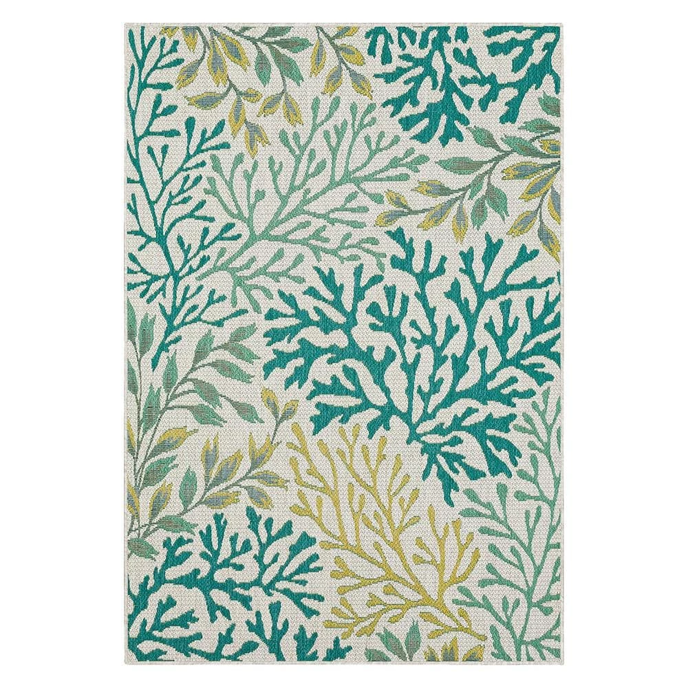 Lagoon Teal 10 ft. x 13 ft. Indoor/Outdoor Area Rug by Mohawk Home 3 Lagoon Teal 10 ft. x 13 ft. Indoor/Outdoor Area Rug by Mohawk Home