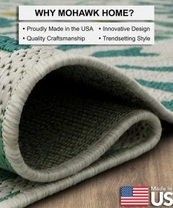 Lagoon Teal 10 ft. x 13 ft. Indoor/Outdoor Area Rug by Mohawk Home 22 Lagoon Teal 10 ft. x 13 ft. Indoor/Outdoor Area Rug by Mohawk Home -Mohawk Home Sales teal mohawk home outdoor rugs 791339 77 1000