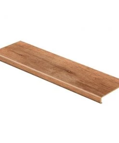 Trail Oak/Georgia Clay 47 in. L x 12-1/8 in. W x 2-3/16 in. T Vinyl to Cover Stairs 1-1/8 in. to 1-3/4 in. Thick by Cap A Tread