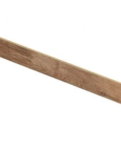 Trail Oak/Georgia Clay 94 in. L x 1/2 in. T x 7-3/8 in. W Vinyl Overlay Riser by Cap A Tread