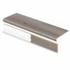 Turin Gris Stair Tread and Reversible Riser Kit 47 in. L x 12-1/8 in. W x 2-3/16 in. T by Cap A Tread 2 Turin Gris Stair Tread and Reversible Riser Kit 47 in. L x 12-1/8 in. W x 2-3/16 in. T by Cap A Tread -Mohawk Home Sales turin gris cap a tread vinyl stair treads 01ca78001 64 1000
