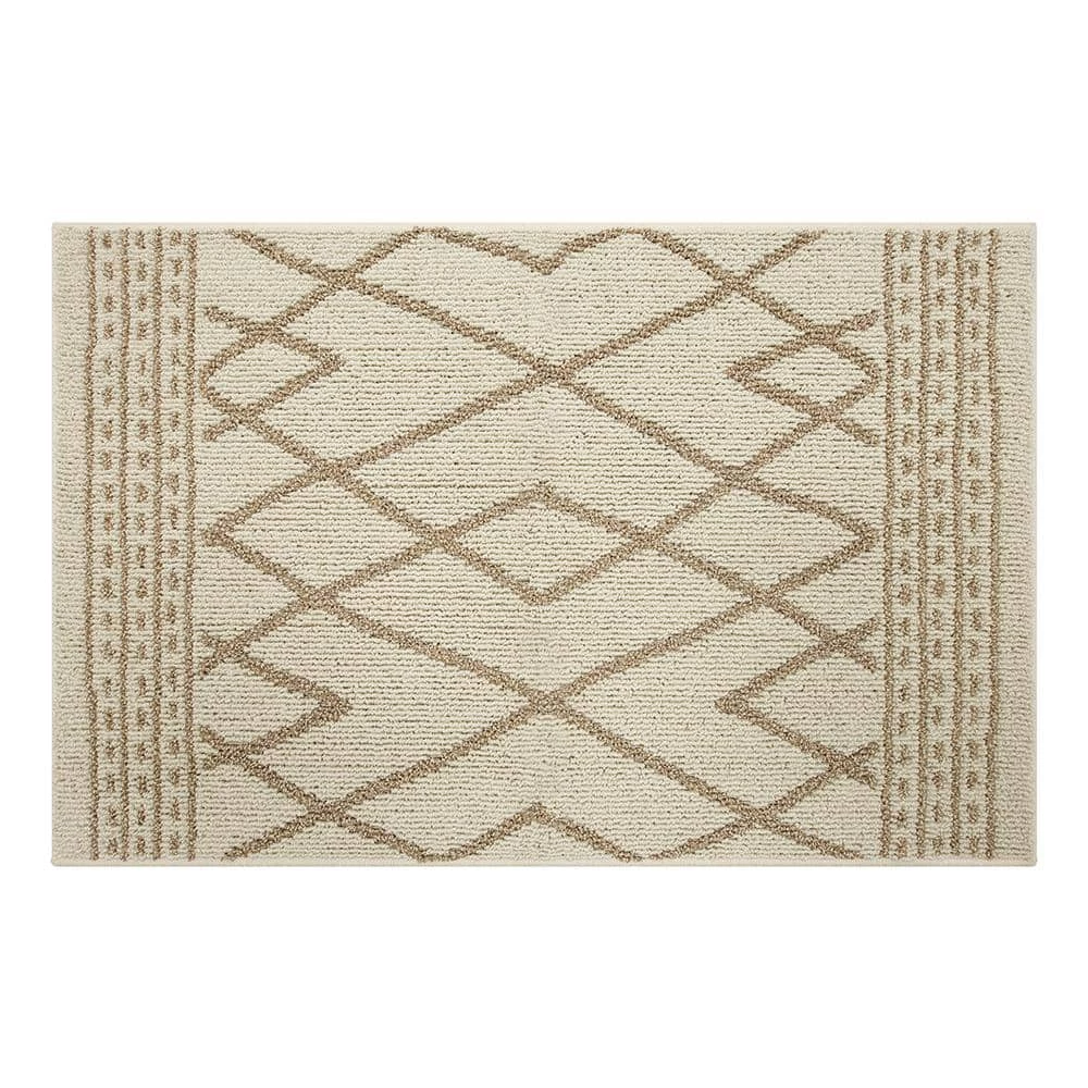 Cassius Wheat/Cream 2 ft. 6 in. x 3 ft. 9 in. Geometric Machine Washable Area Rug by Mohawk Home 3 Cassius Wheat/Cream 2 ft. 6 in. x 3 ft. 9 in. Geometric Machine Washable Area Rug by Mohawk Home
