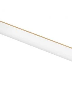 White 94 in. Length x 1/2 in. Thick x 7-3/8 in. Width Laminate Riser to be Used with Cap A Tread