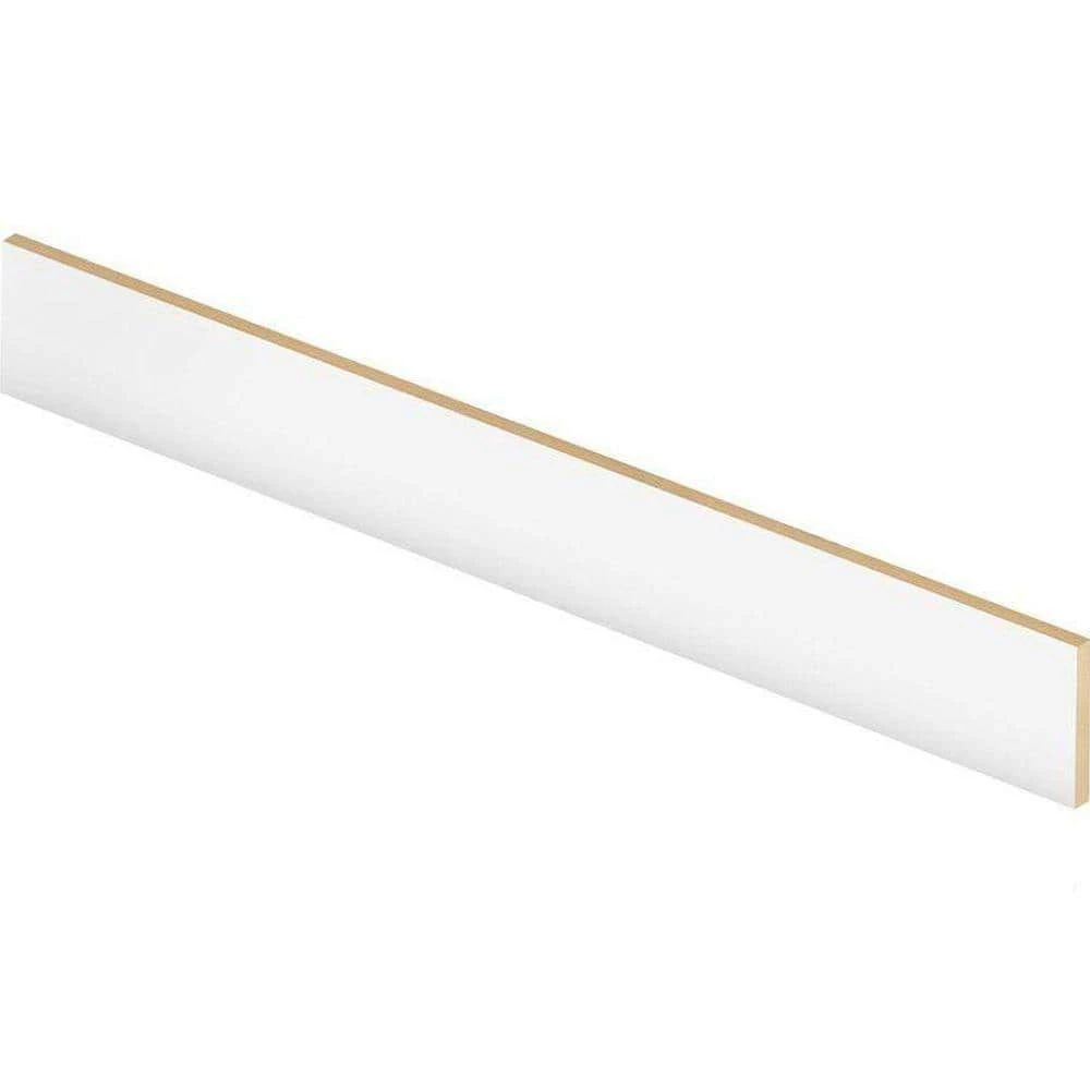 White 94 in. Length x 1/2 in. Thick x 7-3/8 in. Width Laminate Riser to be Used with Cap A Tread 3 White 94 in. Length x 1/2 in. Thick x 7-3/8 in. Width Laminate Riser to be Used with Cap A Tread