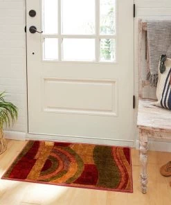 Piscasso Wine 8 ft. x 10 ft. Abstract Area Rug by Mohawk Home 22 Piscasso Wine 8 ft. x 10 ft. Abstract Area Rug by Mohawk Home -Mohawk Home Sales wine mohawk home area rugs 335458 1f 1000