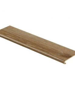 Woodacres Oak/Deerbrook Trail 94 in. L x 12-1/8 in. W x 1-11/16 in. T Vinyl Overlay to Cover Stairs 1 in. Thick by Cap A Tread