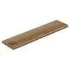 Woodacres Oak/Deerbrook Trail 47 in. L x 12-1/8 in. W x 1-11/16 in. T Vinyl Overlay Left Return for Stairs 1 in. T by Cap A Tread -Mohawk Home Sales woodacres oak deerbrook trail cap a tread vinyl stair treads 016273688 64 1000